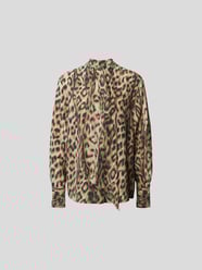 Schluppenbluse in Animal-Optik von Victoria Beckham Braun - 30