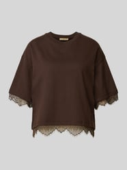 T-shirt z obszyciem koronką od Smith and Soul - 25