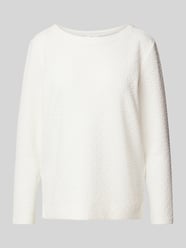 Sweatshirt mit Strukturmuster von s.Oliver RED LABEL Beige - 4