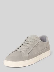 Sneakers van echt leer met logodetail van PS Poelman - 40
