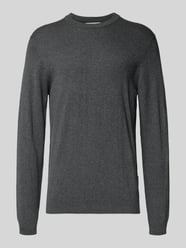 Sweter o kroju regular fit z dzianiny z domieszką kaszmiru model ‘Halfdan’ od Casual Friday - 48
