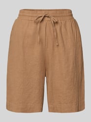 Relaxed Fit Leinenbermudas mit Tunnelzug Modell 'Lava' von FREE/QUENT - 20