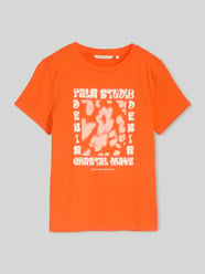 męski t-shirt o kroju regular fit z czystej bawełny od Tom Tailor Denim - 32