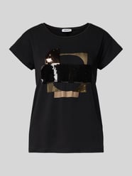 T-shirt met pailletten van More & More - 4