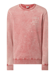 Bluza z efektem batiku od Franklin & Marshall Czerwony - 7