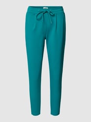 Stoffen broek met verkorte pasvorm, model 'KATE' van ICHI Groen - 26