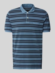 Regular Fit Poloshirt aus Baumwoll-Piqué von Marc O'Polo Blau - 26