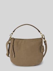 Handtasche mit Label-Applikation Modell 'JUNA' von Abro Beige - 18