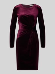 Knielanges Kleid aus Samt mit Knotendetail von Christian Berg Woman Selection - 18