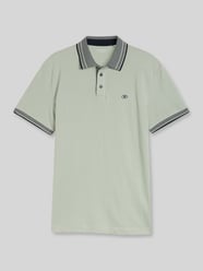 Regular Fit Poloshirt mit Kontrastkragen von Tom Tailor - 3