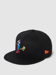 Pet met motiefstitching, model 'SLYVESTER' van New Era Zwart - 10