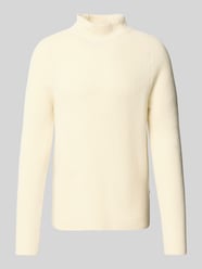 Gebreide pullover van een mix van scheerwol en alpaca met opstaande band van MAERZ Muenchen - 28