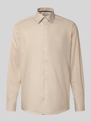 Comfort Fit Business-Hemd aus Baumwolle mit Kentkragen von ETERNA Beige - 1