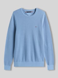 regular fit gebreide pullover van puur katoen van Tommy Hilfiger - 30
