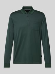 Poloshirt met borstzak van bugatti Groen - 33