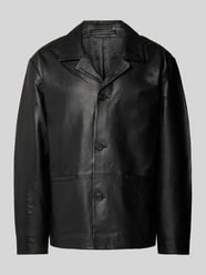 Lederjacke mit Resortkragen Modell 'CARL' von SELECTED HOMME - 24