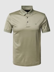 Poloshirt mit Label-Detail von Emporio Armani Grün - 24