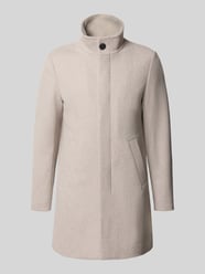 Regular Fit Mantel aus Baumwoll-Mix mit Viskose-Anteil von Matinique Beige - 1