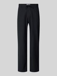 loose fit broek van mix van katoen en linnen model 'BRODY' van Selected Homme - 39