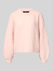 Relaxed Fit Strickpullover mit Woll-Anteil Modell 'CARMEN' von Vero Moda Pink - 5