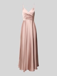 Abendkleid in Wickel-Optik von Laona Pink - 36