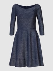 Cocktailkleid mit U-Boot-Ausschnitt von Paradi Blau - 33