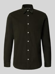 koszula casualowa o kroju slim fit z sztruksu z kołnierzykiem typu kent od JACK & JONES - 10