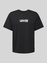 T-Shirt mit Label-Print von Levi's® Schwarz - 16