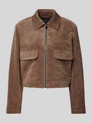 Jacke mit Umlegekragen Modell 'Hanju' von OPUS Braun - 35