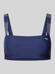 Bikini-Oberteil mit Logo-Print von Puma Blau - 8