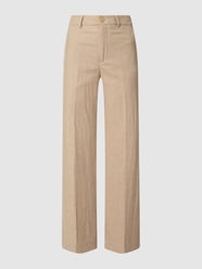 Wide Leg High Rise Stoffhose mit Woll-Anteil Modell 'Edie' von Scotch & Soda Beige - 9