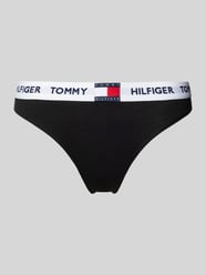 Stringi z elastycznym pasem z logo od TOMMY HILFIGER - 8