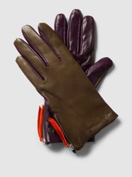 Handschuhe mit Reißverschluss Modell 'Demi' von Kessler Grün - 2