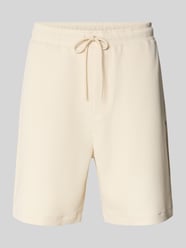 Sweatshorts in met plissés look met elastische band van REVIEW - 20