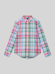 Regular Fit Freizeithemd mit Button-Down-Kragen von Polo Ralph Lauren Teens Pink - 11