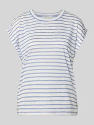 T-shirt z mieszanki wiskozy o kroju relaxed fit od Tom Tailor Denim - 9