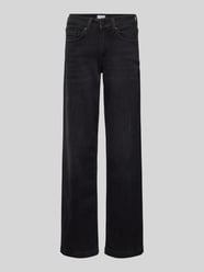 Wide Leg Jeans im 5-Pocket-Design Modell 'Sina' von Smith and Soul Schwarz - 40