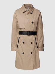 Trenchcoat met tailleriem, model 'Sarina' van khujo Bruin - 18
