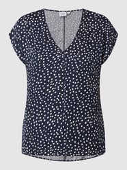 T-shirt van viscose, model 'Maddin' van Saint Tropez Blauw - 34