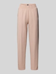 Regular fit sweatbroek van katoenmix, model 'SHINY B' van BOSS Beige - 35