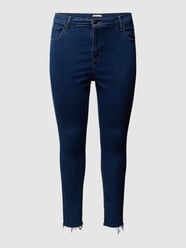 PLUS SIZE High Waist Jeans mit Label-Patch von Levi’s® Plus Blau - 11