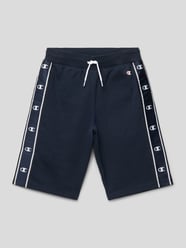 Sweatshorts mit Label-Details von CHAMPION Blau - 14
