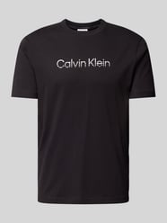T-Shirt mit Label-Print von CK Calvin Klein Schwarz - 19