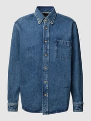 Jeanshemd mit Brusttasche Modell 'Lambey' von BOSS Orange Blau - 34