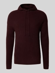 Gebreide pullover met capuchon van Antony Morato Bordeaux - 7