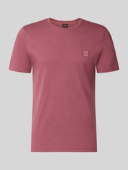 Regular Fit T-Shirt aus reiner Baumwolle Modell 'TALES' von BOSS Orange Bordeaux - 21