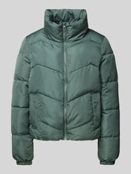 Boxy Fit Steppjacke mit Stehkragen Modell 'LIGARIO' von Vero Moda Grün - 45