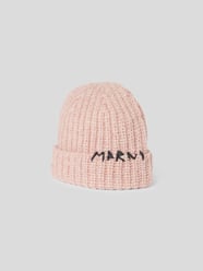 Beanie aus reiner Schurwolle von Marni Rosa - 11
