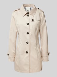 Trenchcoat mit Leistentaschen von Fuchs Schmitt Beige - 38