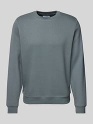 Sweatshirt mit Label-Stitching von MCNEAL Blau - 26